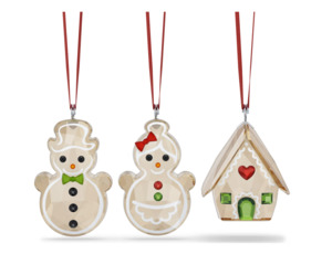 Swarovski - Holiday Cheers Gingerbread Ornament Set