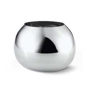 Vases: Philippi - Stainless Steel Ball Vase Large