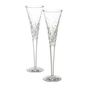 Waterford - Happy Celebration Flutes Set Of 2