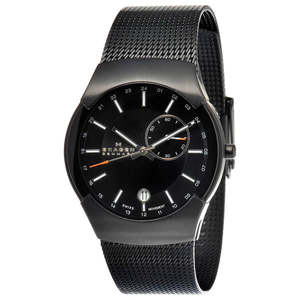 Him: Skagen - Black Label Swiss Quartz Black Men's Watch