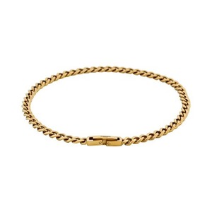 Cudworth - Classic Cuban Link Bracelet Ion Plated Gold