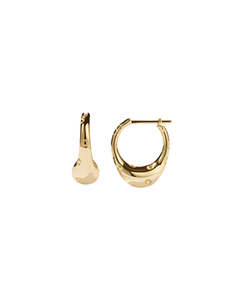 Meadowlark Sale: Meadowlark - Hoop Earrings Small Gold Plated