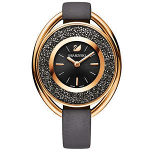 Swarovski Watches - Crystalline Oval Grey & Rose Gold