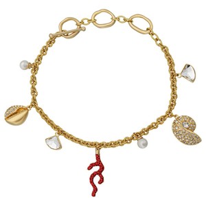 Swarovski Jewellery Sale: Swarovski Jewellery - Shell Bracelet Coral Charm Bracelet