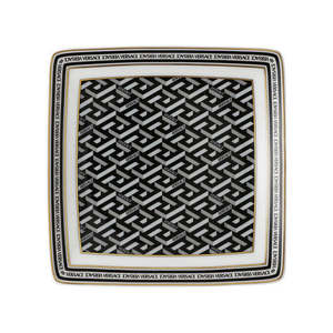 Versace - Square Rosenthal Coppetta La Greca Signature Black