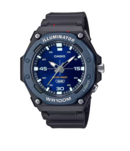Casio: Casio - Analogue Watch With Blue Face