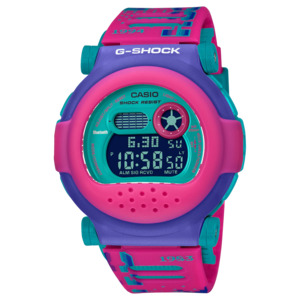 Casio: Casio - Retro Vibes Pink/Blue Case Watch
