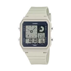 Casio: Casio - Digital LED White Resin Band Watch