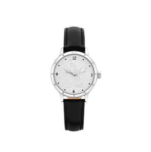 Disney Watches: Disney - Mickeys 90th Sculpted Dial Black/Silver