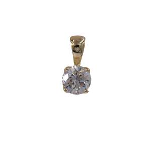 Brent Weatherall Jeweller - 9ct Yellow Gold 4X Claw Set 1ct Lab Grown Diamond Pe&hellip;