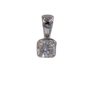 Brent Weatherall Jeweller - 9ct White Gold Brilliant Cut 4X Claw Set .53ct Lab D&hellip;