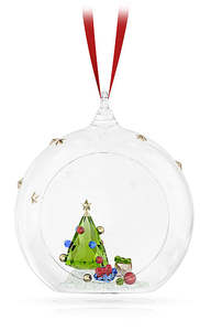 Swarovski Christmas: Swarovski - Holiday Cheers: Ball Ornament Tree and Gifts