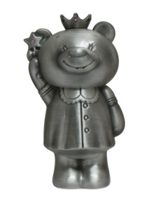 Baby Gifting: Money Box - Fairy Bear Pewter