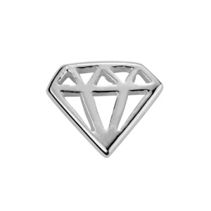 STOW Diamond (Exquisite) Charm - Sterling Silver