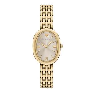 Emporio Armani: Emporio Armani - Gold Oval Women's Watch