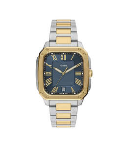 Fossil - Crosby Three-Hand Date Two-Tone Stainless Steel Watch