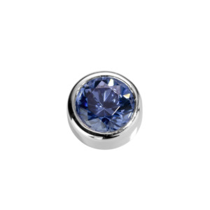 Gifting Under 100: STOW Virtue Charm - Wisdom - Sapphire CZ & Sterling Silver