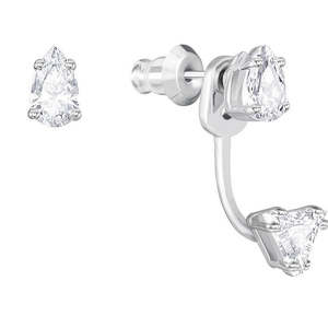 Swarovski Jewellery Sale: Swarovski Jewellery - Attract Stud Earrings With Removable Jacket