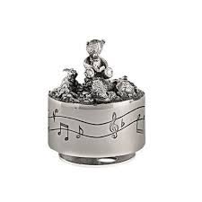 Royal Selangor Pewter: Royal Selangor Pewter - Musical Carousel Teddy & Friends Picnic