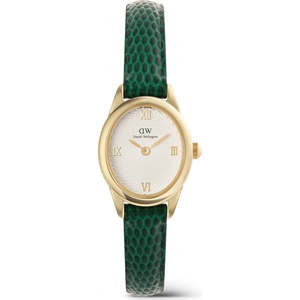 Daniel Wellington 1: Daniel Wellington - Women's Watch Ophelia Mini Lizard Guilloché Leather