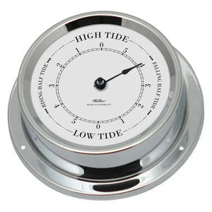 Barometers: Fischer - Tide Clock Chrome