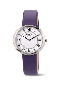 Boccia: Boccia - Titanium Watch with Purple Strap