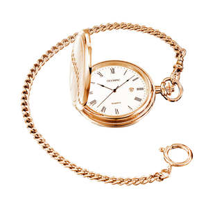 Olympic Watches Clocks: Olympic - Hunter Pocket Watch Rose Gold