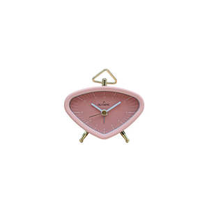 Olympic - Mini Triangle Clock Pink
