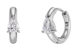 Edblad Jewellery: Edblad - Arrow Hoops Steel Small