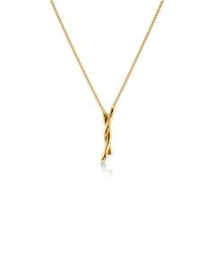 Edblad - Novel Knot Necklace Gold Plate