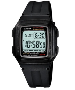 Casio: Casio - Digital Square Face Black