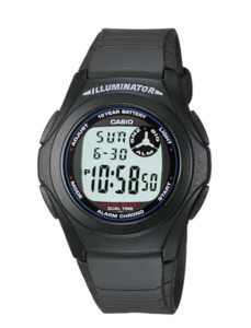 Casio: Casio - Digital Round Case Black
