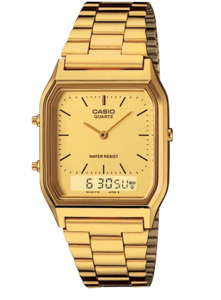 Casio: Casio - Duo Cream Face, Gold Tone Stainless Steel