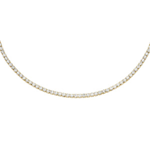 Rosefield Jewellery: Rosefield Jewellery - Tennis Necklace Gold Plated