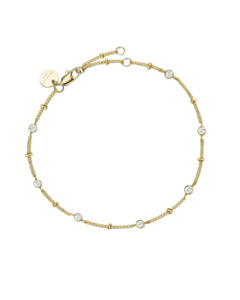 Rosefield Jewellery - Multi Crystal Bracelet Gold Plated