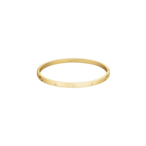 Rosefield Jewellery: Rosefield Jewellery - Crystal Bangle Gold Plated