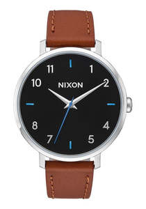Nixon Arrow 38mm Leather - Black / Brown