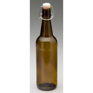 12 x 750ml Flip Top Beer Bottles Amber