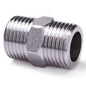 Stainless Steel Hex Nipple 1/2" Brewbuild