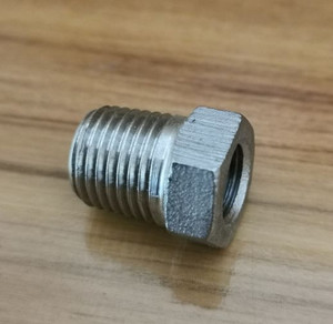 Stainless Steel Reducer 1/4 to 1/8 Brewbuild