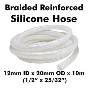 Products: Braided Reinforced Silicone Hose - 12mm ID x 20mm OD