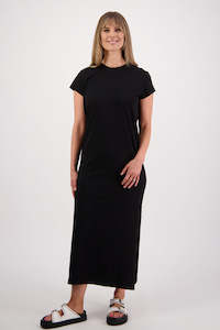 Skinner Black Cotton Dress