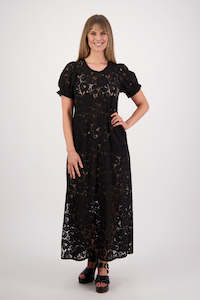 Sylvia Black Lace Dress