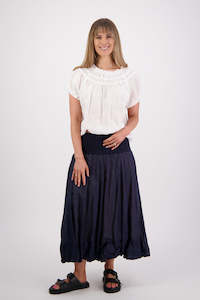 Sarah Ink Ramie Skirt
