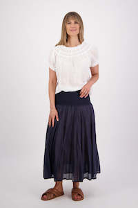 Pandora Ink Ramie Skirt