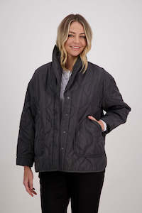 Chapman Quilted Charcoal Jacket