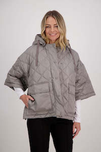 Chap Quilted Silver Jacket