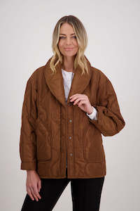 Chapman Quilted Tan Jacket