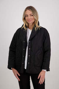 Chapman Quilted Black Jacket
