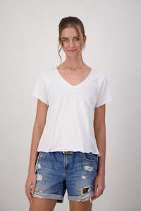 T Shirts: Jena White T-Shirt